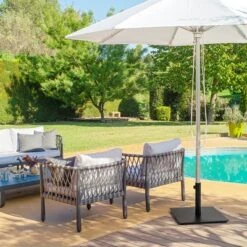 Costway 36LBS Square Umbrella Base Stand Weighted Patio Market Umbrellas Black 11 Costway 36LBS Square Umbrella Base Stand Weighted Patio Market Umbrellas Black -Costway GUEST 5686bdad fd3a 4943 be18 60489dba1787