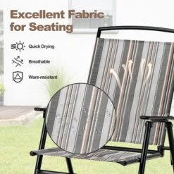 Costway 2pcs Patio Folding Sling Chairs Dining Armrest Backrest Outdoor Portable 14 Costway 2pcs Patio Folding Sling Chairs Dining Armrest Backrest Outdoor Portable -Costway GUEST 57f0b9a9 82d5 4286 9fa5 040ca4ffc072