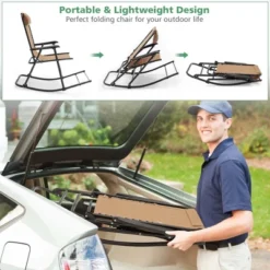 Costway Folding Rocking Chair Porch Patio Indoor Foldable Rocker Seat With Headrest 13 Costway Folding Rocking Chair Porch Patio Indoor Foldable Rocker Seat With Headrest -Costway GUEST 584aa593 d052 4752 aa8d 4418b1eb4a63