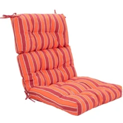 Costway 22''x44'' High Back Chair Cushion Patio Seating Pad BlueGrayOrangeRed&Orange -Costway GUEST 585f73ca f025 4215 96fb 71d2cd6f0b51