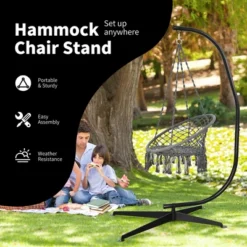 Costway C Hammock Frame Stand Solid Steel Construction 12 Costway C Hammock Frame Stand Solid Steel Construction -Costway GUEST 598fa54f dbc7 43ce 8a59 8a102f9c8f55