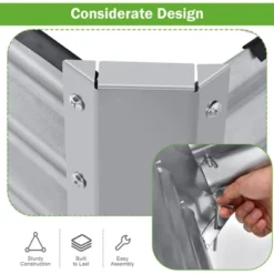 Costway Raised Garden Bed Large Metal Planter Box Kit For Vegetable Herb 6' X 3' X 2' -Costway GUEST 5a322c3e d1e6 4cf4 964d f8dbf65f0a97