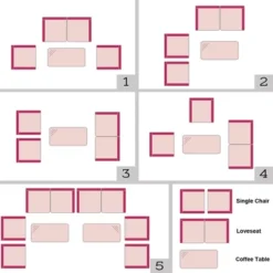 Costway 8PCS Rattan Patio Furniture Set Cushioned Sofa Chair Coffee Table 22 Costway 8PCS Rattan Patio Furniture Set Cushioned Sofa Chair Coffee Table -Costway GUEST 5b8a339a 56eb 497b ad40 9f5f5b76b840