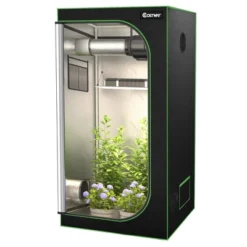 Costway 36''x36''x72'' Mylar Hydroponic Grow Tent W/Observation Window & Floor Tray GrayBlack 18 Costway 36''x36''x72'' Mylar Hydroponic Grow Tent W/Observation Window & Floor Tray GrayBlack -Costway GUEST 5bcb982a f08a 4eb0 ad7e 54767121db45