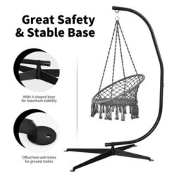Costway C Hammock Frame Stand Solid Steel Construction 14 Costway C Hammock Frame Stand Solid Steel Construction -Costway GUEST 5c96e37f acbb 454e 8312 f0aaa6ac9792