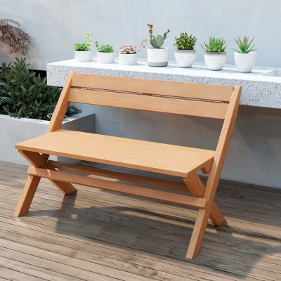 Costway Patio Folding Chair Solid Teak Wood Slatted Seat Natural Portable Outdoor 1 Costway Patio Folding Chair Solid Teak Wood Slatted Seat Natural Portable Outdoor