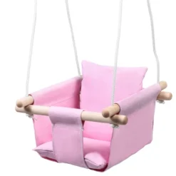 Costway Baby Canvas Hanging Swing Cotton Hammock Toy For Toddler BluePink 21 Costway Baby Canvas Hanging Swing Cotton Hammock Toy For Toddler BluePink -Costway GUEST 5e8d70d9 8c5a 405d a1d9 a270ba0359f0