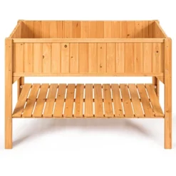 Raised Garden Bed Elevated Planter Box Shelf Standing Garden Herb Garden Wood -Costway GUEST 5ff97de5 1208 4fd9 877c c1df2ecd664e
