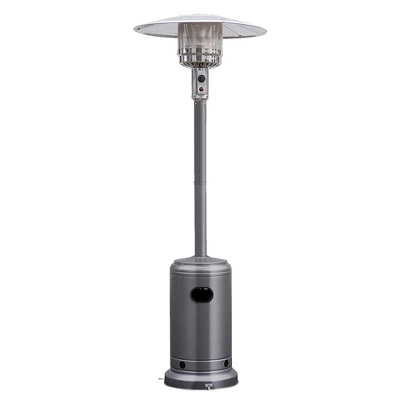 Costway 50000 BTU Propane Patio Heater Standing LP Gas Steel W/ Wheels Grey 8 Costway 50000 BTU Propane Patio Heater Standing LP Gas Steel W/ Wheels Grey - Image 8