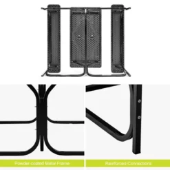 Costway Picnic Table Bench Set Outdoor Backyard Patio Garden Party Dining All Weather Black -Costway GUEST 611c7745 7bc5 4e59 8be8 203e68c95aad