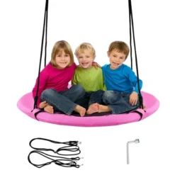 Costway 40" Flying Saucer Tree Swing Indoor Outdoor Play Set Kids Christmas Gift BlueGreen Pink -Costway GUEST 61fa27a8 8e11 4e29 ae5a e37ecd35853f