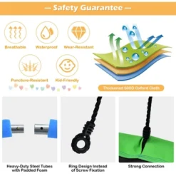 Costway 40'' Flying Saucer Tree Swing For Kids Round Tree Swing For Outdoor 17 Costway 40'' Flying Saucer Tree Swing For Kids Round Tree Swing For Outdoor -Costway GUEST 63cdc75f 3a0b 4c89 88ef 3ab636a6b2f0