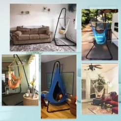 Costway Patio Adjustable 77" To 93" Hammock Chair Stand Hanging Chair Stand 17 Costway Patio Adjustable 77" To 93" Hammock Chair Stand Hanging Chair Stand -Costway GUEST 657d9b60 054d 4cd0 bc8d a6cb3dbb9653