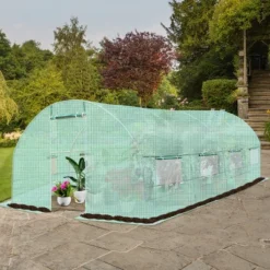 10'X6.5'X20' Walk-in Greenhouse Backyard Grow Tents Steel Frame 8 Windows -Costway GUEST 65b67f91 616c 4ff8 980d 7a5931432859