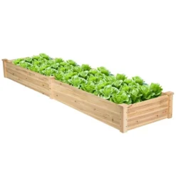 Costway Wooden Vegetable Raised Garden Bed Backyard Patio Grow Flowers Planter -Costway GUEST 6694444b 6ba4 4987 a377 b31a32be7b02