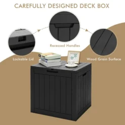 Costway 30 Gallon Deck Box Storage Container Seating Tools Organization Deliveries -Costway GUEST 66b7d354 463f 4b69 9a54 7d467fb603e9