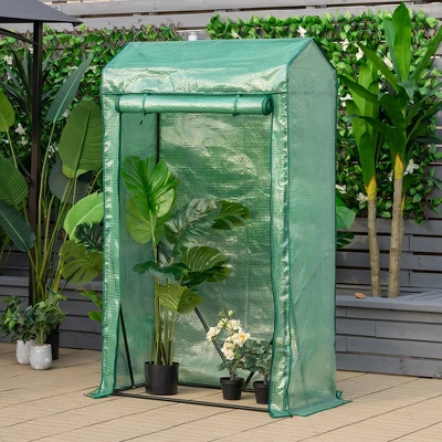 Costway 39'' X 20'' X 67'' Walk-in Garden Greenhouse Hot House Tomato Plant Warm House 1 Costway 39'' X 20'' X 67'' Walk-in Garden Greenhouse Hot House Tomato Plant Warm House