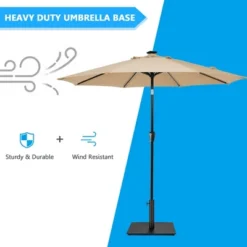 Costway 36LBS Square Umbrella Base Stand Weighted Patio Market Umbrellas Black 14 Costway 36LBS Square Umbrella Base Stand Weighted Patio Market Umbrellas Black -Costway GUEST 67a2ffac cd63 420b 93ee 9fb8f86cc189