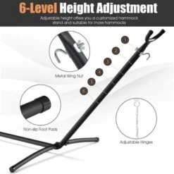 Costway 2-Person Hammock Stand Heavy-Duty Frame Storage Bag Included 450 LBS Capacity 11 Costway 2-Person Hammock Stand Heavy-Duty Frame Storage Bag Included 450 LBS Capacity -Costway GUEST 68ccb885 7703 4aec acb5 f58d6298fd76