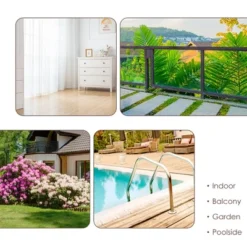 Costway 3PCS Patio Rattan Rocking Chair Bistro Set Acacia Wood Frame Armrest -Costway GUEST 6995b13c 9c4f 4b6e bbf0 ea0eb257450e