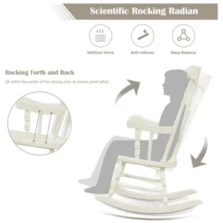 Costway Set Of 2 Wood Rocking Chair Glossy Finish White Coffe 16 Costway Set Of 2 Wood Rocking Chair Glossy Finish White Coffe -Costway GUEST 6a07ee75 d734 44d9 bc31 cfb7eb9a9efe
