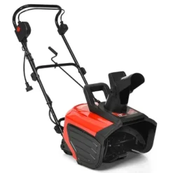 15Amp Corded Snow Blower W/ 180°Chute Rotation & 2 Transport Wheels RedBlue -Costway GUEST 6aaf8dca c38d 4036 9223 9830ee9de670