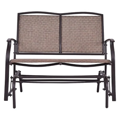 Costway Patio Glider Rocking Bench Double 2 Person Chair Loveseat Armchair Backyard -Costway GUEST 6b527f4e 2b71 4862 8677 15d564520c84