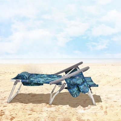 Costway 4PCS Folding Backpack Beach Chair Reclining Camping Chair W/ Storage Bag 4 Costway 4PCS Folding Backpack Beach Chair Reclining Camping Chair W/ Storage Bag - Image 4