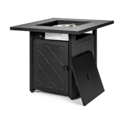 Costway 28'' Propane Fire Pit Table 50,000 BTU Patio Square Gas Fireplace W/Lava Rock -Costway GUEST 6d4c0ef6 0e94 4454 ba02 159e81b34b04
