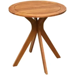 Costway 27'' Outdoor Round Table Solid Wood Coffee Side Bistro Table 17 Costway 27'' Outdoor Round Table Solid Wood Coffee Side Bistro Table -Costway GUEST 6f36d940 adc9 4dbb b30f 0d844a693ced