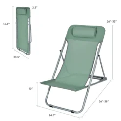 Costway Set Of 2 Beach Chair Portable 3-Position Lounge Chair W/ Headrest BlueGreenOrange 20 Costway Set Of 2 Beach Chair Portable 3-Position Lounge Chair W/ Headrest BlueGreenOrange -Costway GUEST 7109428f 027d 4b34 b1c1 6c145d213bf0