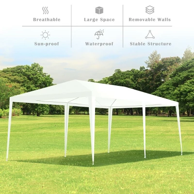 Costway Wedding Tent Canopy Party 10'x20' Heavy Duty Gazebo Cater Event W/Side Walls 6 Costway Wedding Tent Canopy Party 10'x20' Heavy Duty Gazebo Cater Event W/Side Walls - Image 6