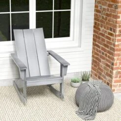 Costway Patio Adirondack Rocking Chair All Weather HDPE Porch Rocker 330lbs Grey Outdoor 11 Costway Patio Adirondack Rocking Chair All Weather HDPE Porch Rocker 330lbs Grey Outdoor -Costway GUEST 714042ee 38f0 49bd a3ec 9db20e5b3248