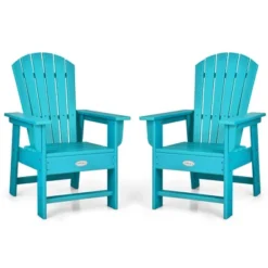 Costway Set Of 2 Kids Patio Adirondack Chair Armchair Weather Resistance Outdoor Chair -Costway GUEST 71a8559a 93b0 4b41 96bd 1231443a2410