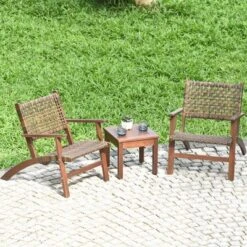 Costway 3PCS Patio Rattan Furniture Set Coffee Table 11 Costway 3PCS Patio Rattan Furniture Set Coffee Table -Costway GUEST 735d9a3f 1ddc 4826 80df 14659ce615ad