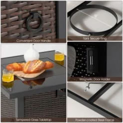 Costway 32'' Propane Fire Pit Table 50,000 BTU Square Firepit Heater W/ Lava Rocks Cover 17 Costway 32'' Propane Fire Pit Table 50,000 BTU Square Firepit Heater W/ Lava Rocks Cover -Costway GUEST 7386875f 8010 4b11 a574 777217f77d1c