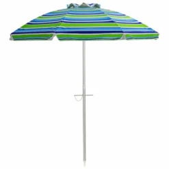 Costway 6.5FT Patio Beach Umbrella Sun Shade Tilt W/Carry Bag Turquoise -Costway GUEST 764e8544 54cc 4b75 8759 48b0b31636e4