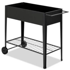 Costway Raised Garden Bed Elevated Planter Box On Wheels Steel Planter W/Shelf 17 Costway Raised Garden Bed Elevated Planter Box On Wheels Steel Planter W/Shelf -Costway GUEST 7a3939dc 5f51 4366 84b9 873349da2e96