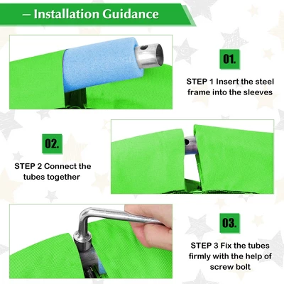 Costway 40'' Nest Tree Swing Outdoor Round Swing For Backyard BlueGreen 3 Costway 40'' Nest Tree Swing Outdoor Round Swing For Backyard BlueGreen - Image 3