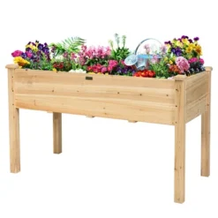Costway Wooden Raised Vegetable Garden Bed Elevated Grow Vegetable Planter 17 Costway Wooden Raised Vegetable Garden Bed Elevated Grow Vegetable Planter -Costway GUEST 7eff2ef8 df4f 490a 9697 a7e4877878be