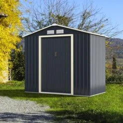 Costway Metal Storage Shed For Garden And Tools W/Sliding Double Lockable Doors -Costway GUEST 7f94ebd4 27fa 4b2b 8e7e 4639c73831e5