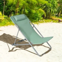 Costway Set Of 2 Beach Chair Portable 3-Position Lounge Chair W/ Headrest BlueGreenOrange 19 Costway Set Of 2 Beach Chair Portable 3-Position Lounge Chair W/ Headrest BlueGreenOrange -Costway GUEST 815ee002 c039 4c0b 93cc a62c1b9caa3e