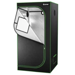 Costway 36''x36''x72'' Mylar Hydroponic Grow Tent W/Observation Window & Floor Tray GrayBlack 17 Costway 36''x36''x72'' Mylar Hydroponic Grow Tent W/Observation Window & Floor Tray GrayBlack -Costway GUEST 848321ee 76cd 48ea bd9b f0fbaf95c94b