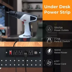 Costway 53" Adjustable Height Workbench 1760lbs Capacity Workstation W/ Power Outlets 14 Costway 53" Adjustable Height Workbench 1760lbs Capacity Workstation W/ Power Outlets -Costway GUEST 89af681c b772 4a16 a85c e0205fbb4802