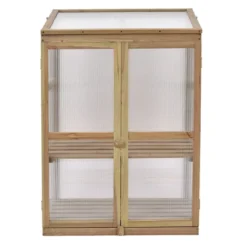Costway Garden Portable Wooden GreenHouse Cold Frame Raised Plants Shelves Protection -Costway GUEST 8a40c89d 1b47 4afa ae7f 698d35c74ec1