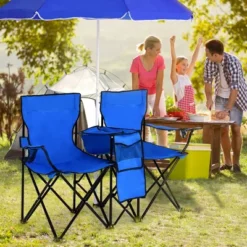 Costway Portable Folding Picnic Double Chair W/Umbrella Table Cooler Beach Camping Chair -Costway GUEST 8a5a6d4c c191 4cbc a4ef cbe28217dea0
