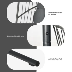 Costway Hanging Wicker Egg Chair W/ Stand Cushion Foldable Outdoor Indoor -Costway GUEST 8a746c48 8b0a 46b7 9f33 39265b6c63b2