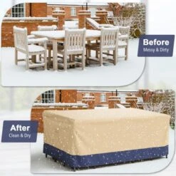 Costway Patio 90''x50'' Dining Set Cover Rectangle Table Chair Waterproof Handle Air Vent 15 Costway Patio 90''x50'' Dining Set Cover Rectangle Table Chair Waterproof Handle Air Vent -Costway GUEST 8b93de55 3104 4bb1 aba3 9e6fc6b8089c