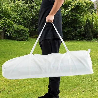 Costway 10'x20' Canopy Tent Heavy Duty Wedding Party Tent 4 Sidewalls W/Carry Bag 6 Costway 10'x20' Canopy Tent Heavy Duty Wedding Party Tent 4 Sidewalls W/Carry Bag - Image 6