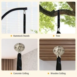 Costway 32'' Kids Nest Swing Chair Hanging Hammock Seat For Indoor Outdoor GreenBlue -Costway GUEST 8db4a962 806b 4a7b ab78 b28f995a6d40